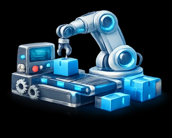 3D factory automation with connected systems