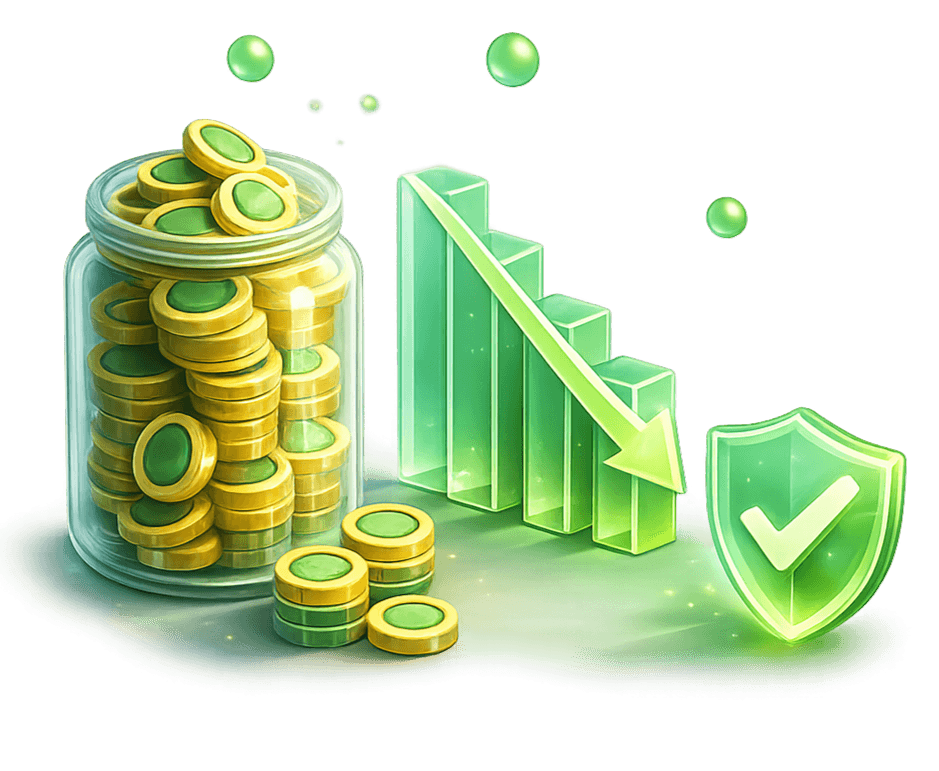 Cost Saved illustration